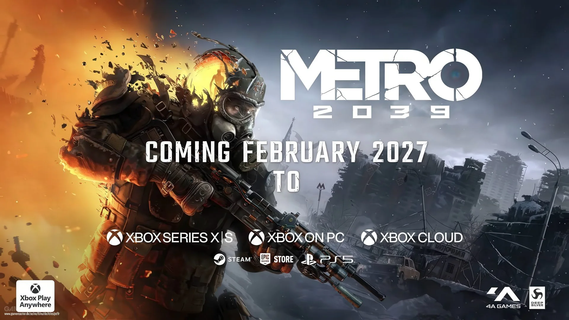 METRO 2039 Dodges February’s Brutal Release Gauntlet, Landing February 4