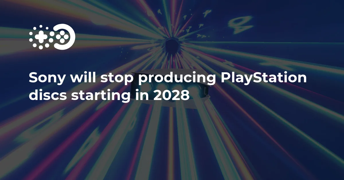 Sony will stop producing PlayStation discs starting in 2028