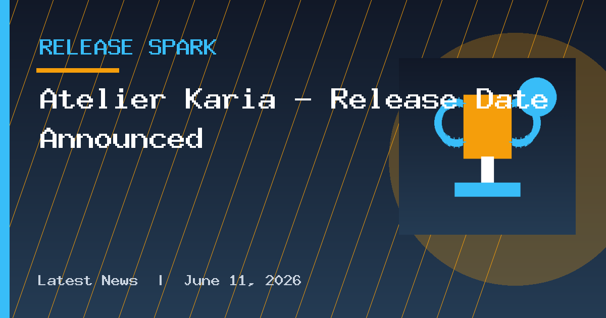 Atelier Karia – Release Date Announced