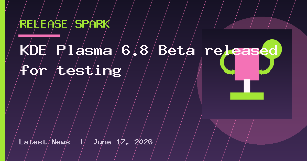 KDE Plasma 6.8 Beta released for testing