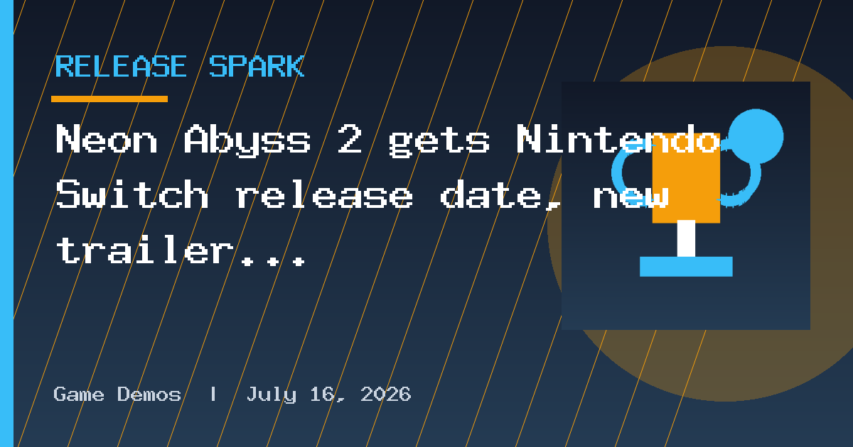 Neon Abyss 2 gets Nintendo Switch release date, new trailer