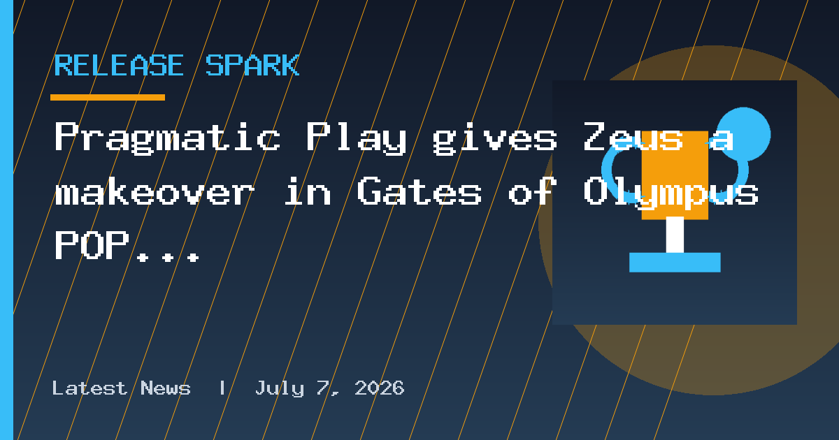 Pragmatic Play gives Zeus a makeover in Gates of Olympus POP