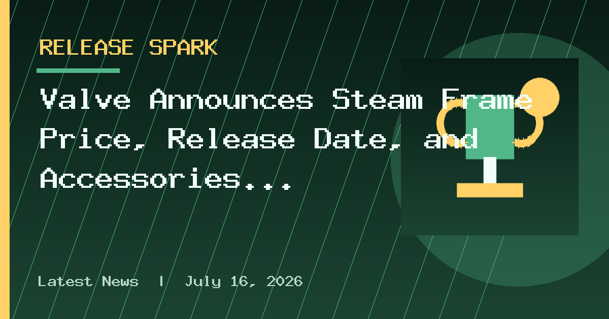 Valve Announces Steam Frame Price, Release Date, and Accessories – Pre-orders