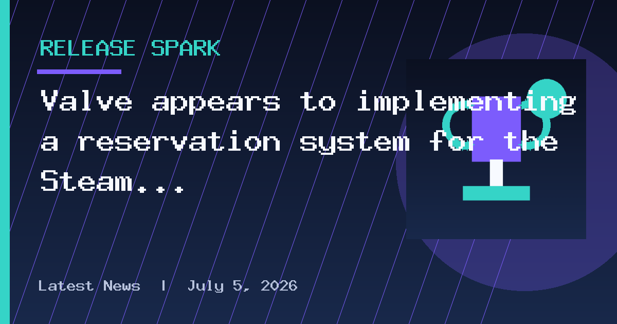 Valve appears to implementing a reservation system for the Steam Frame